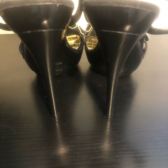 Shiekh Hollywood Suede Snake Ankle Platform 5" - Picture 10 of 15